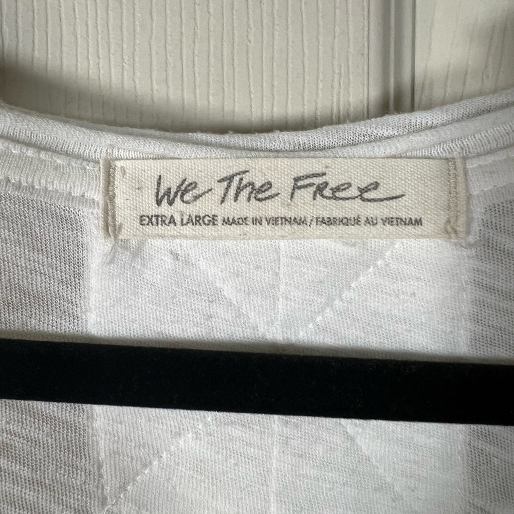 Free People Layering Top White Long Sleeve Tunic We The Free - Picture 4 of 4
